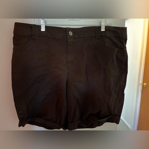 Brown shorts from Christopher and banks. Size 20W